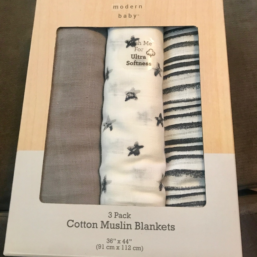 Modern Baby Cotton Muslin Blankets